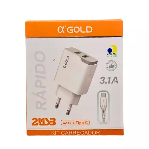CARREGADOR GOLD TIPO-C CA19-7