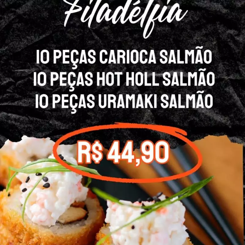Combo Filadélfia  salmão