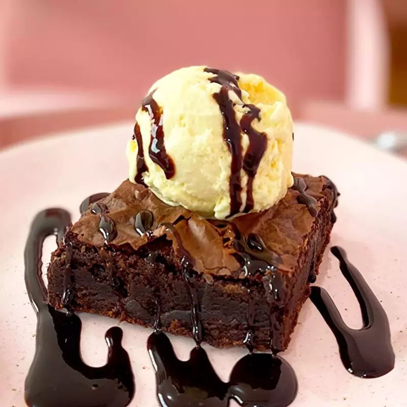Brownie com Sorvete