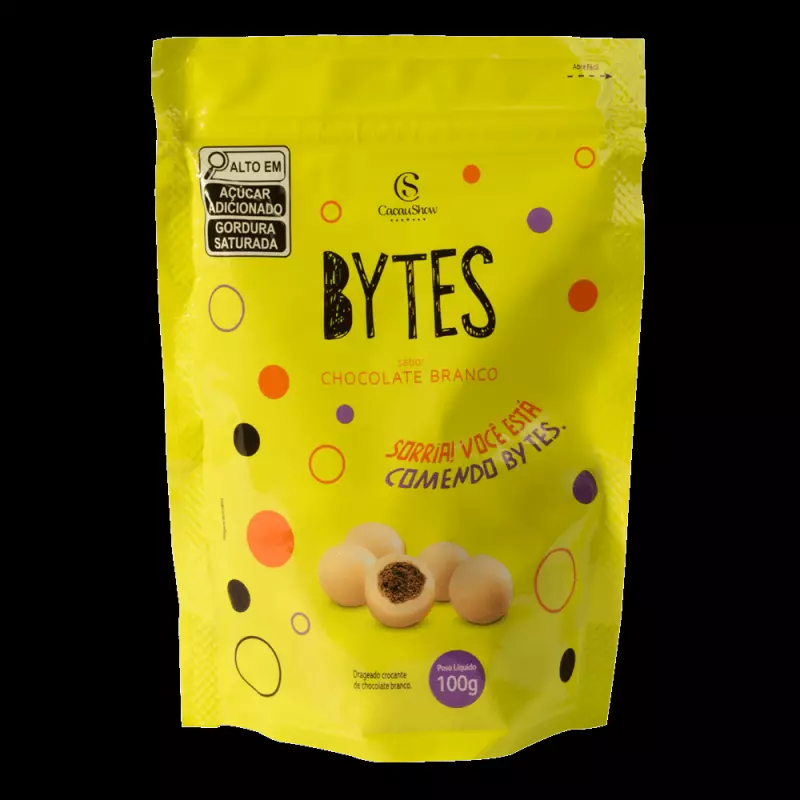 Bytes choc. branco crocante 100g