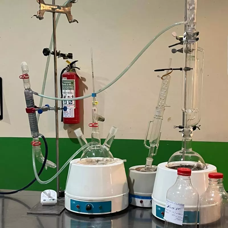 Área de preparados farmacéuticos