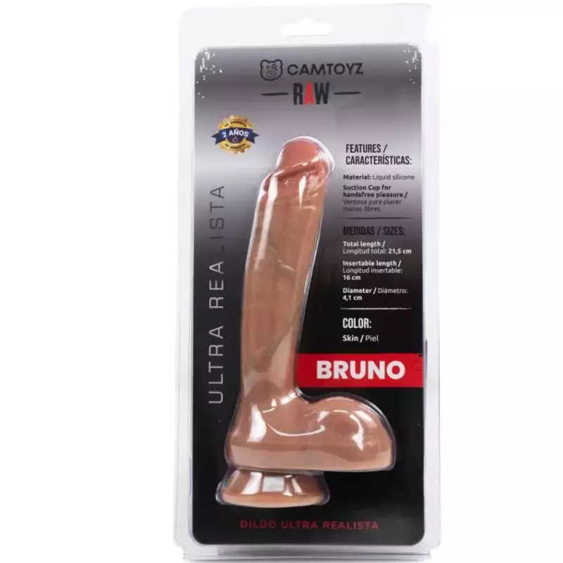 Dildo Ultra Realista Bruno 17 cm