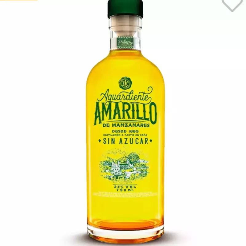1/2 aguardiente amarillo manzanares