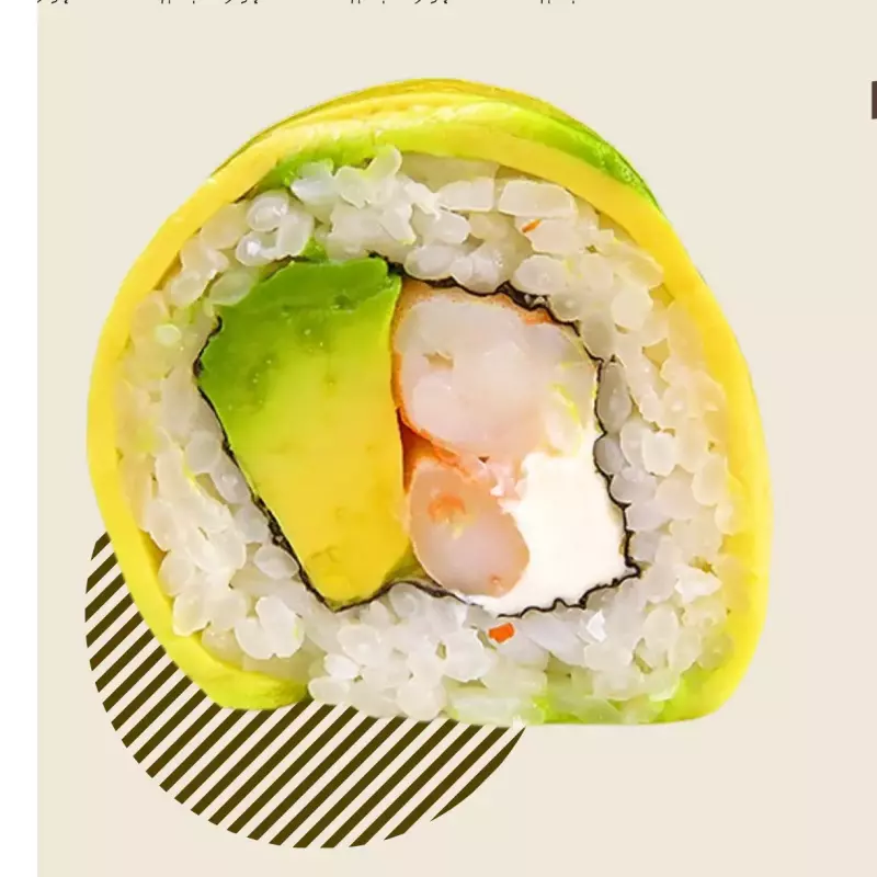 avocado envuelto en palta