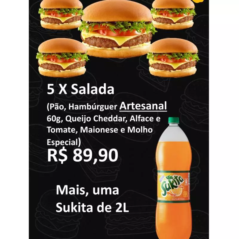 5 SALADA BURGUER (60GR)