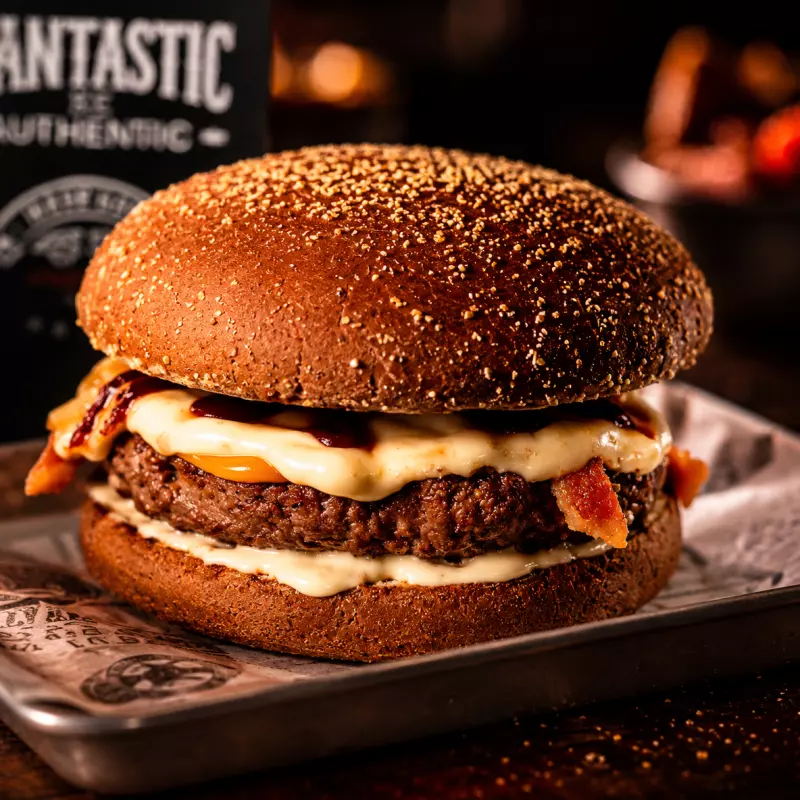 BURGUER CHEDDAR BACON