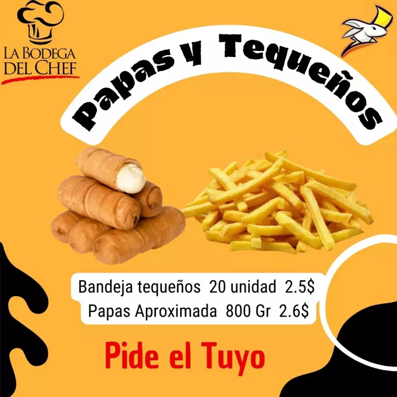 Tequeños y papitas
