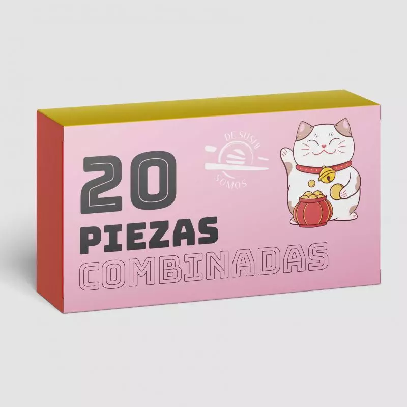 20 piezas combinadas