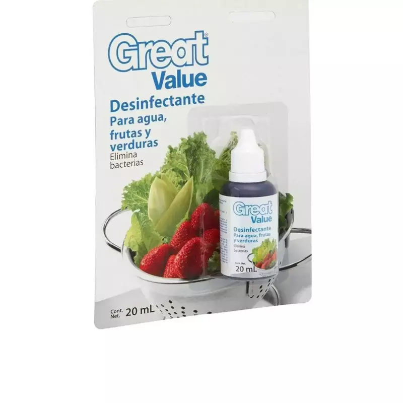Desinfectante Great Value para agua