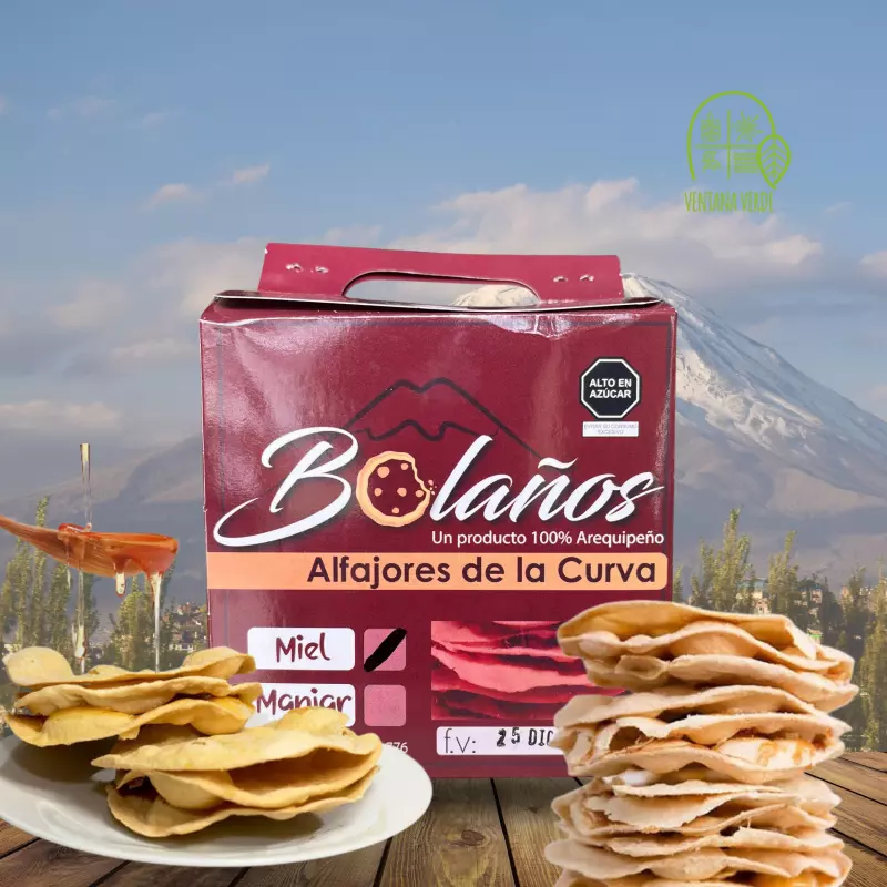 ALFAJOR DE LA CURVA BOLAÑOS CAJA