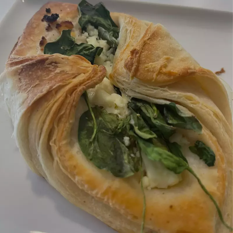 Envuelto fetta + espinaca