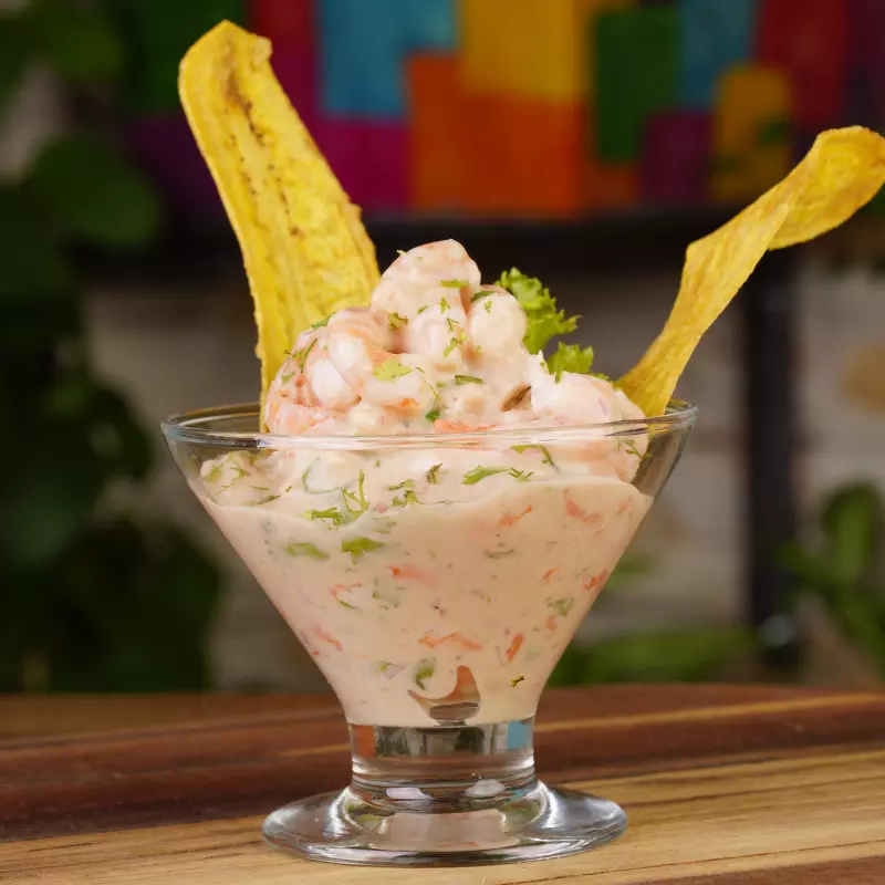 CÓCTEL DE CAMARONES