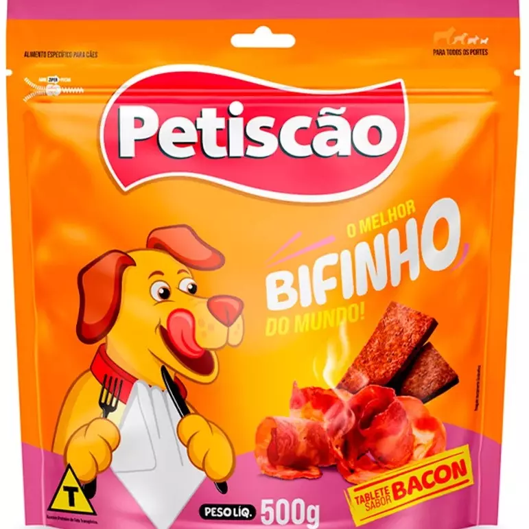 PETISCÃO BIFINHO BACON 500 G (2963)