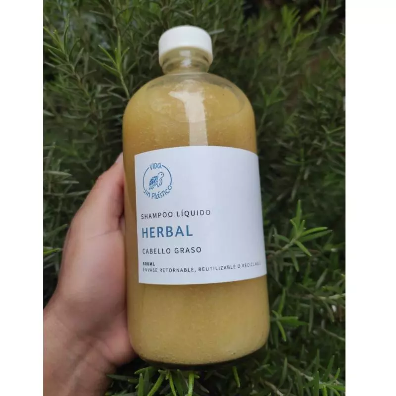 Shampoo líquido herbal