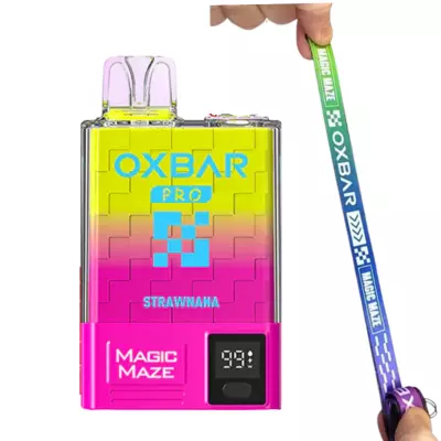 Oxbar 10,000 Puff Strawnana