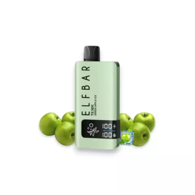 Elfbar TE 30K Green Apple Ice