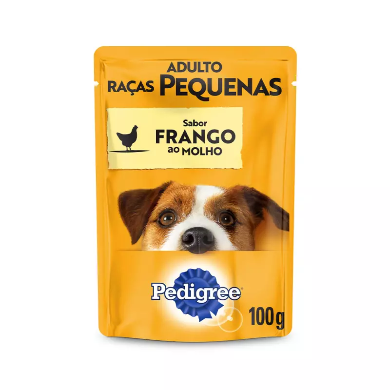 Pedigree Sachê Raças P. Frango 100g