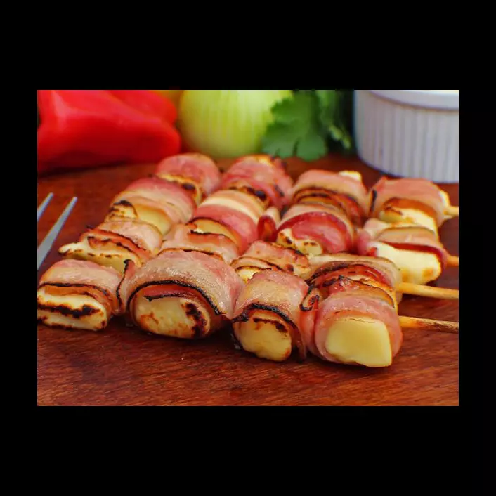 Queijo Coalho com Bacon