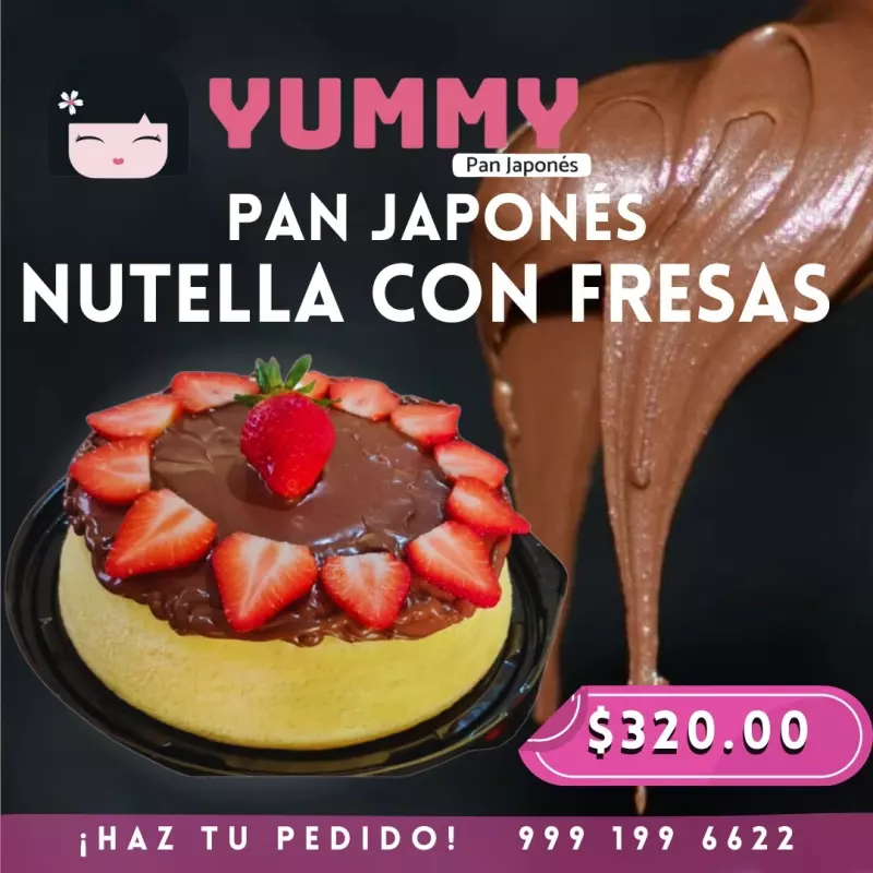 Nutella con fresas