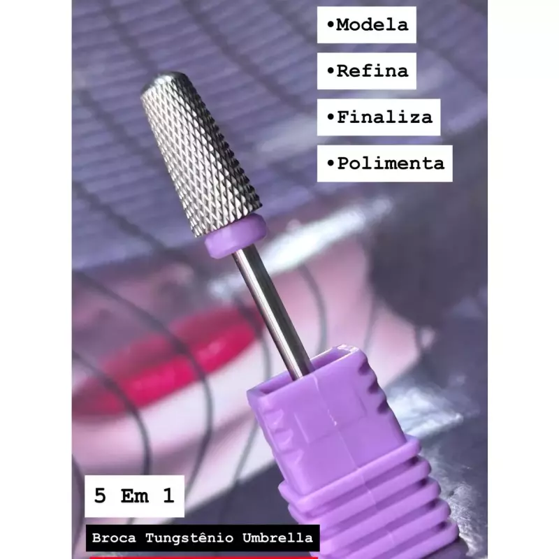 Broca 5 Em 1 Umbrella Roxo