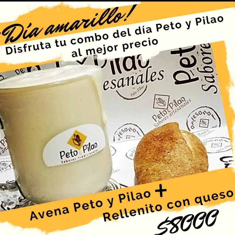 Combo avena + rellenito de queso
