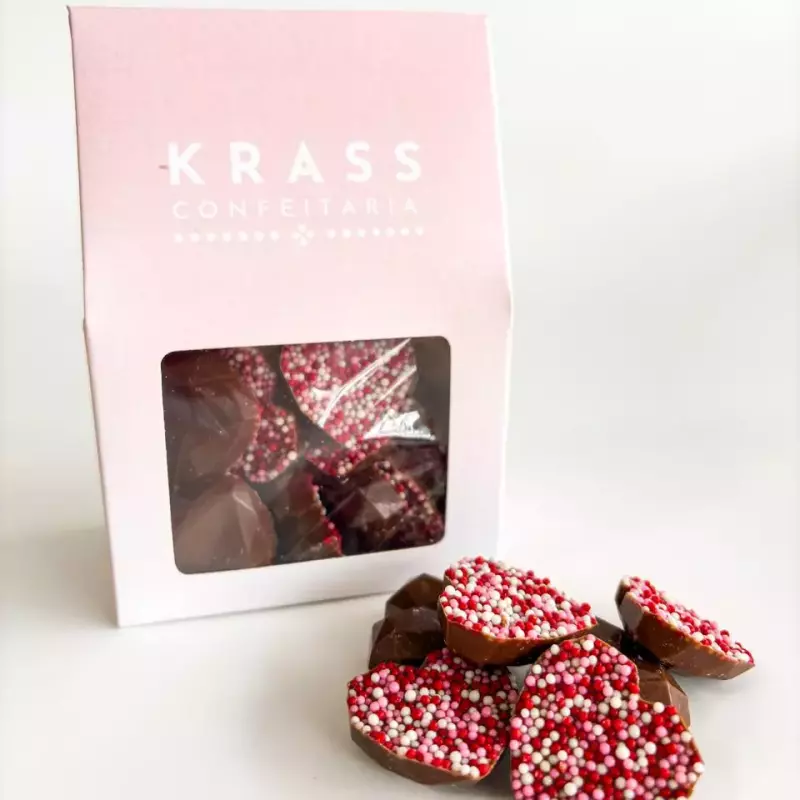 Caixa Coração Dragê