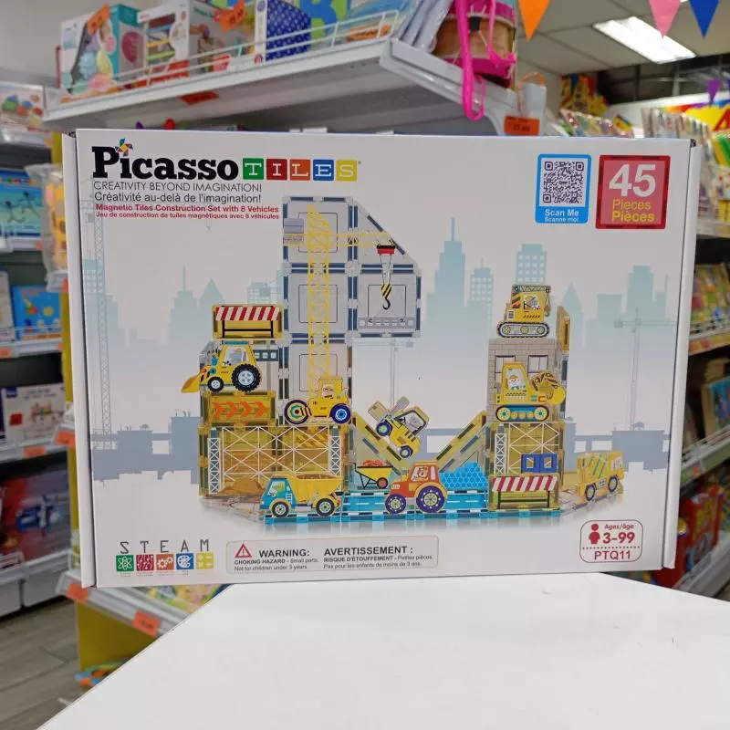 BLOQUES MAGNÉTICOS CONSTRUCCIÓN 45PZ