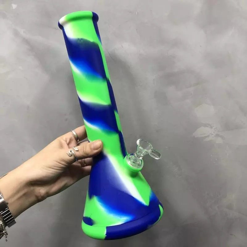 Bong Silicone G com bowl de vidro