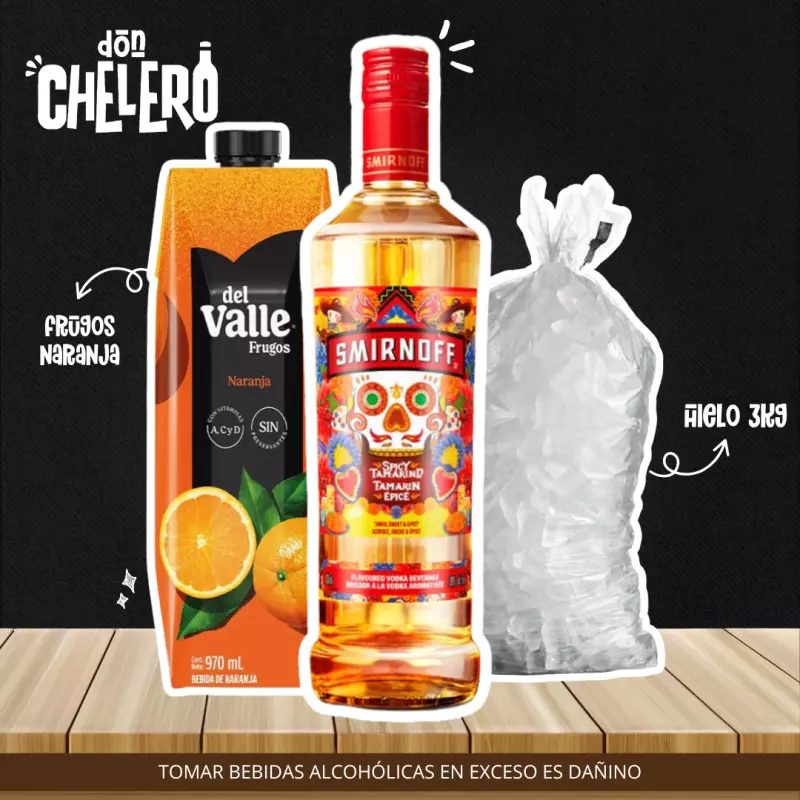 SMIRNOFF SPICY TAMARINDO X 700 ML.