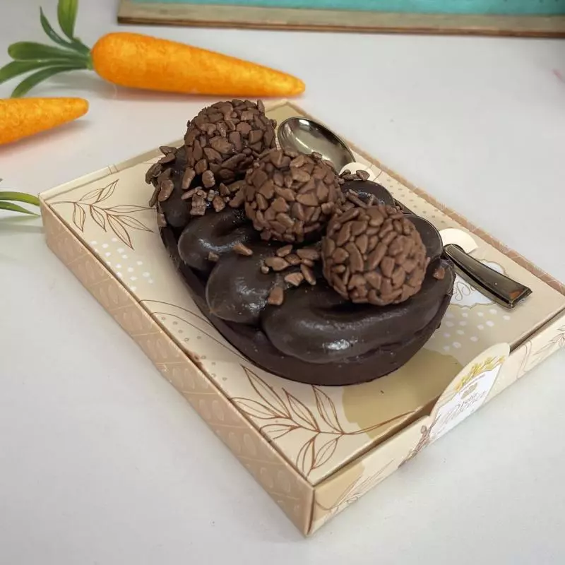 Ovo de colher chocolatudo 200g
