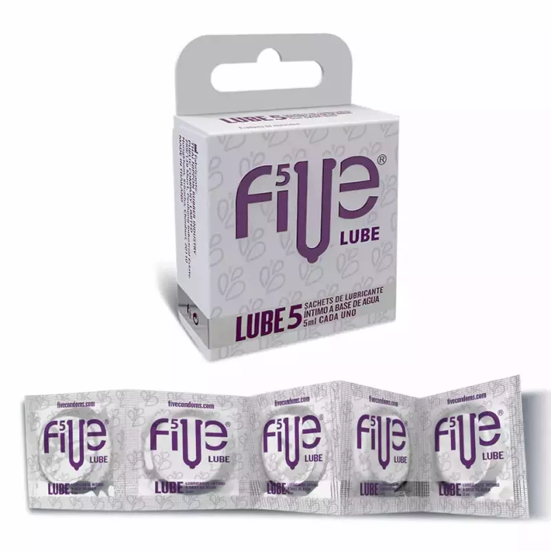 LUBRICANTE FIVE SACHET - CAJA 25ML