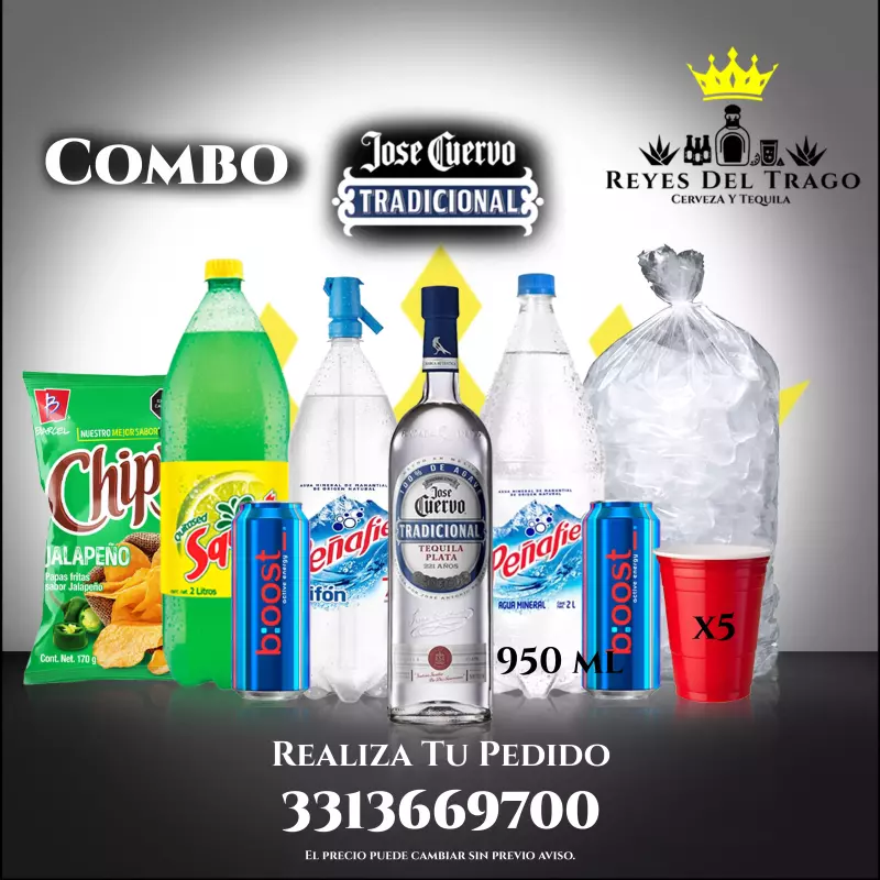 COMBO TRADICIONAL PLATA 950 ML
