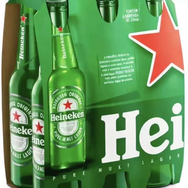 Heineken long330ml 6un