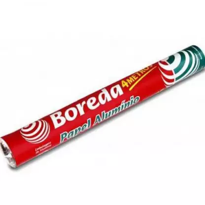 Papel  Aluminio Boreda - 4 metros