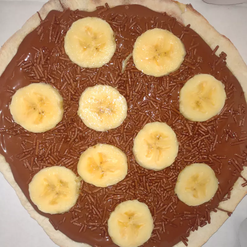 43-Mini Pizza-Chocolate c/Banana