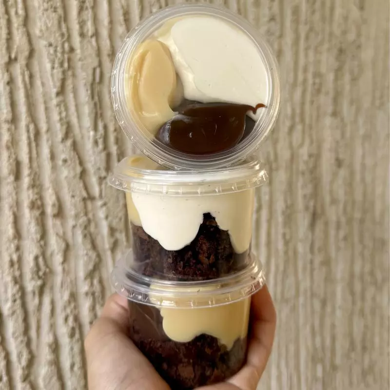 AFOGADINHO DE BROWNIE TRIO CREMOSO