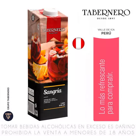TABERNERO SANGRIA 1LT