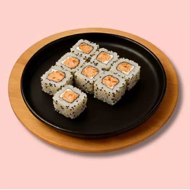 Uramaki salmão grelhado