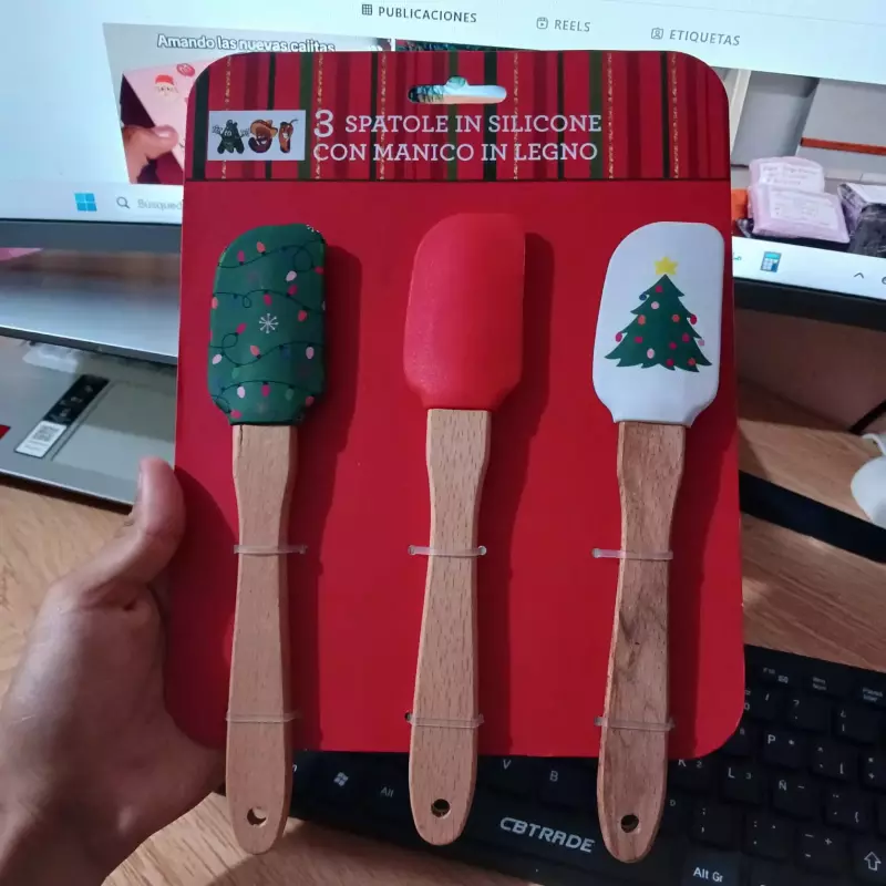 ESPATULAS X3 NAVIDAD