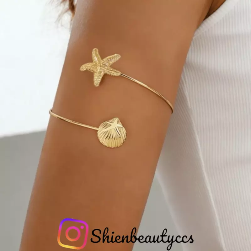 Brazalete ostra y estrella