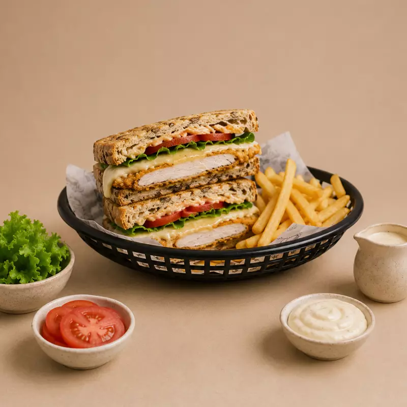 Sándwich de Pollo y Manchego