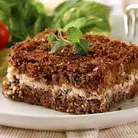 Quibe de berinjela com catupiry