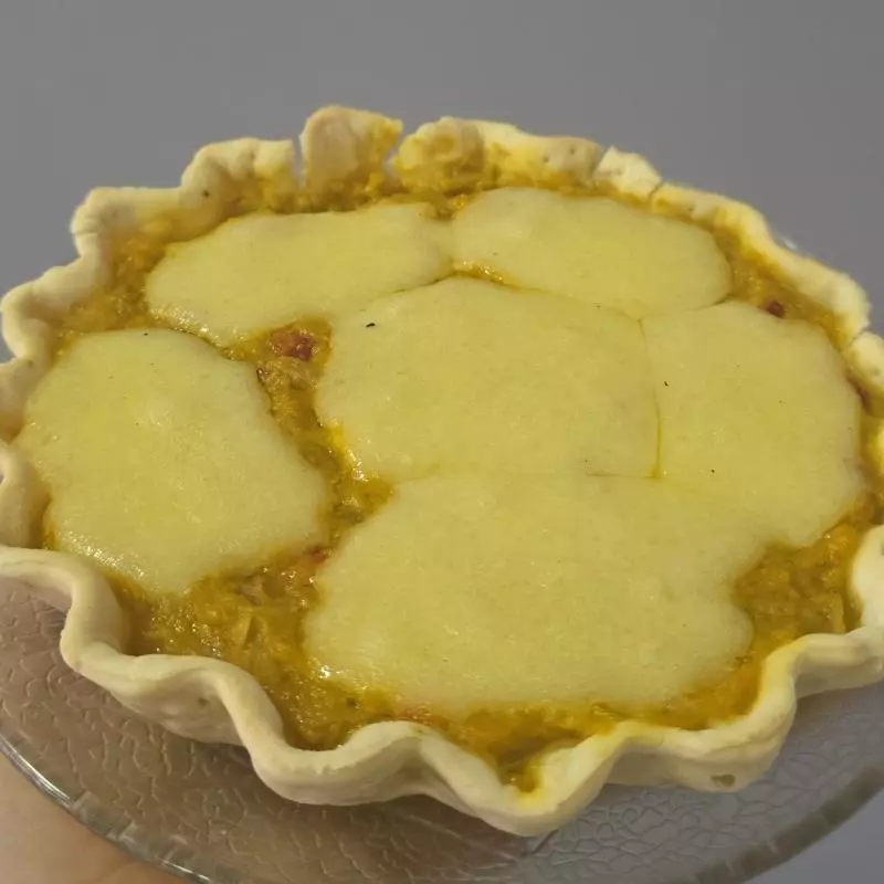 Tarta de humita y queso