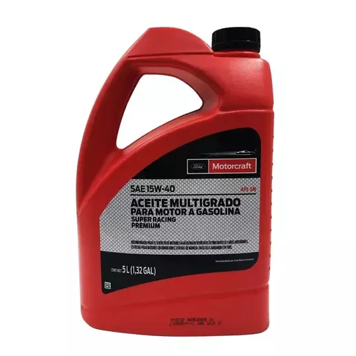 Motorcraft SAE 15w-40 de 5 litros.