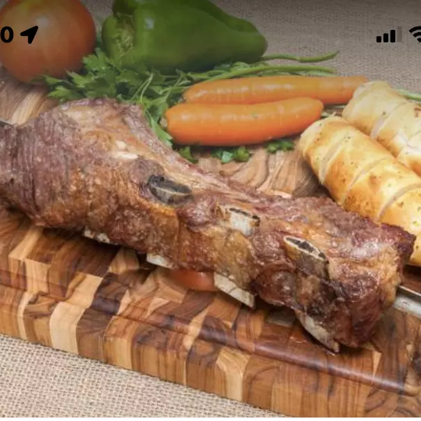 0,750g de costela bovina