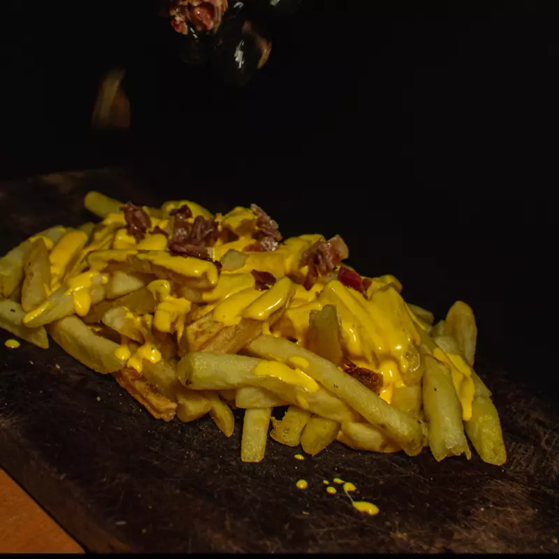 Porción Panceta y Cheddar