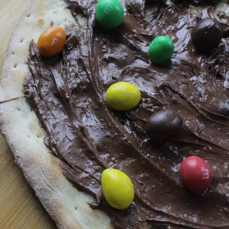 pizza Doce como o mel