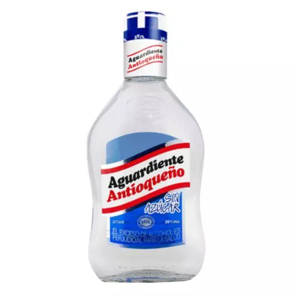 Aguardiente azul media