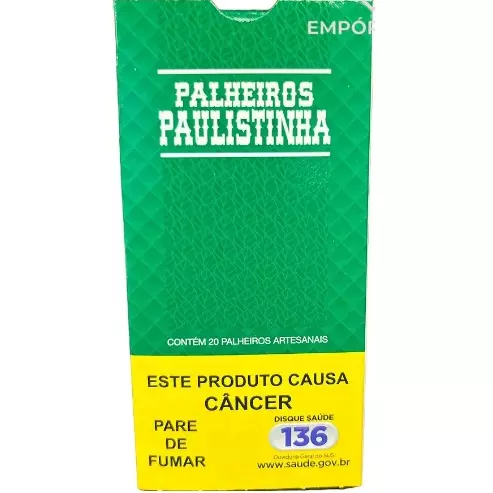 Palheiro Paulistinha Menta 20un