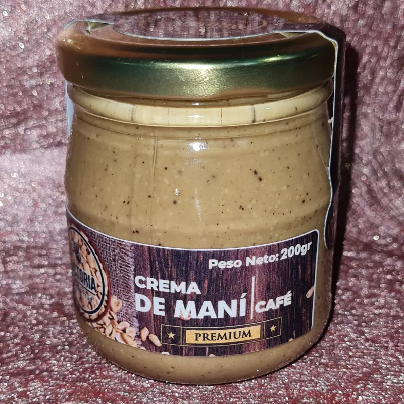 CREMA DE MANI CON CAFÉ